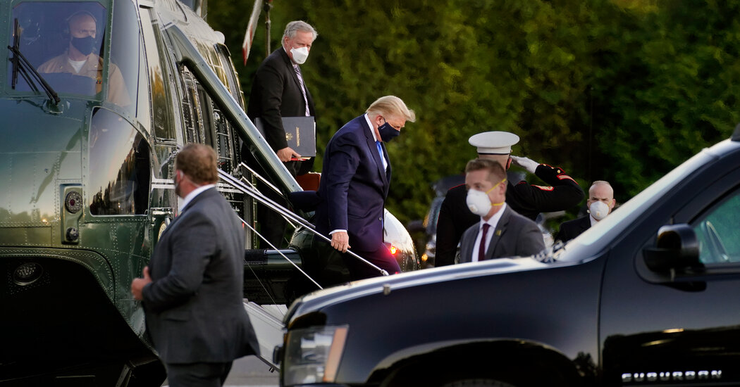 Trump’s Treatment Suggests Severe Covid-19, Medical Experts
Say 1