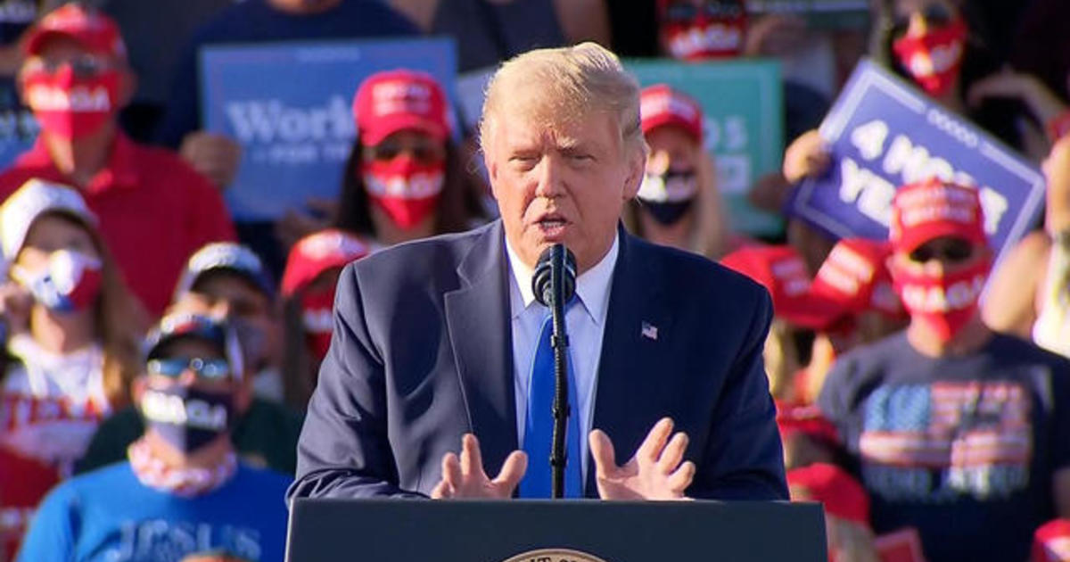 Trump slams Biden for listening to scientists as COVID-19
hospitalizations rise 1