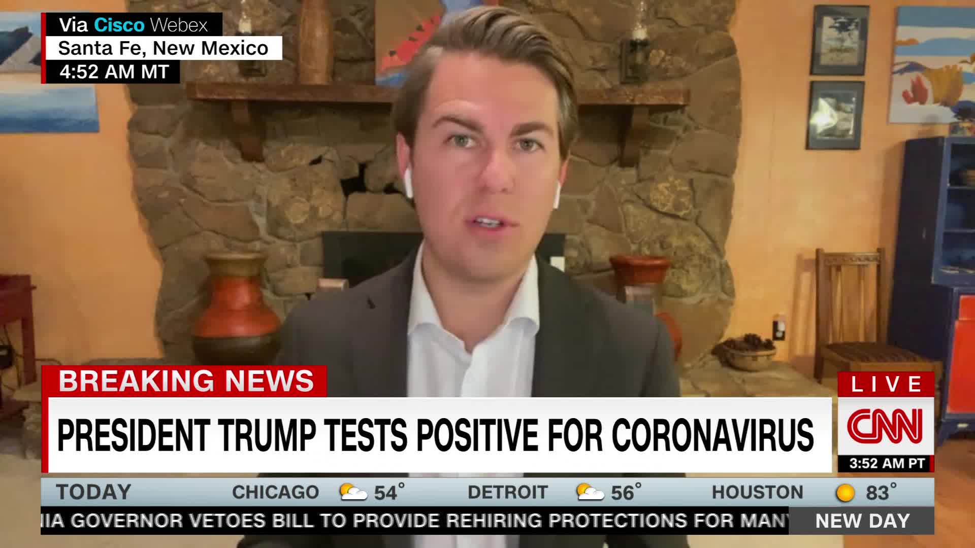 Today: Biden will be tested for coronavirus this
morning 1