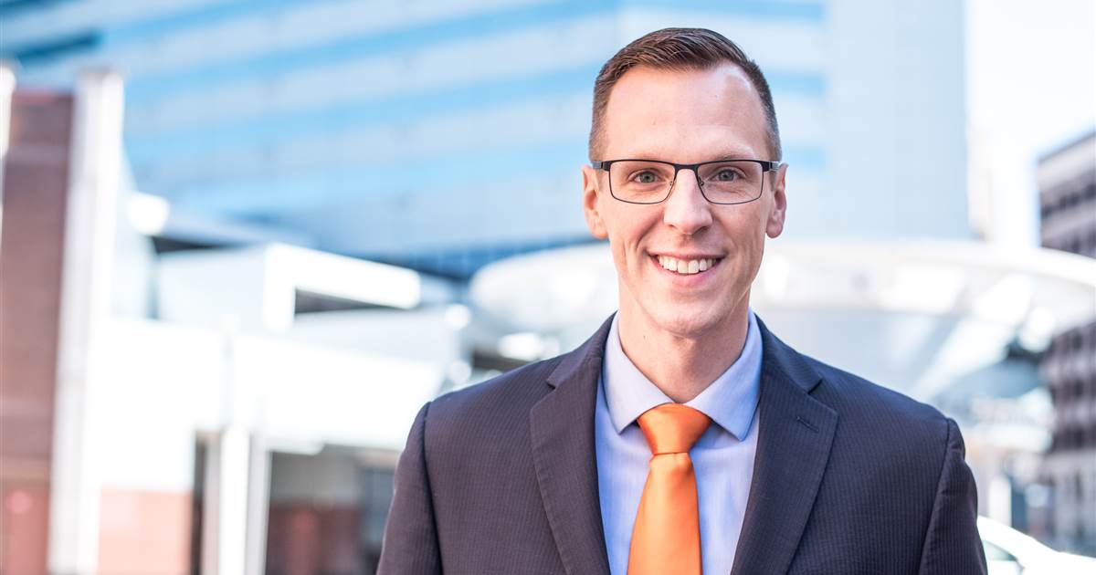 Jon Hoadley hopes to become Michigan's first openly gay
congressman 1 Jon Hoadley hopes to become Michigan's first openly gay
congressman 1