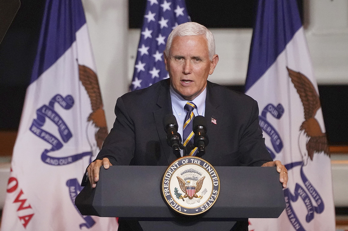 Pence has tested negative for coronavirus, spokesman
says 1