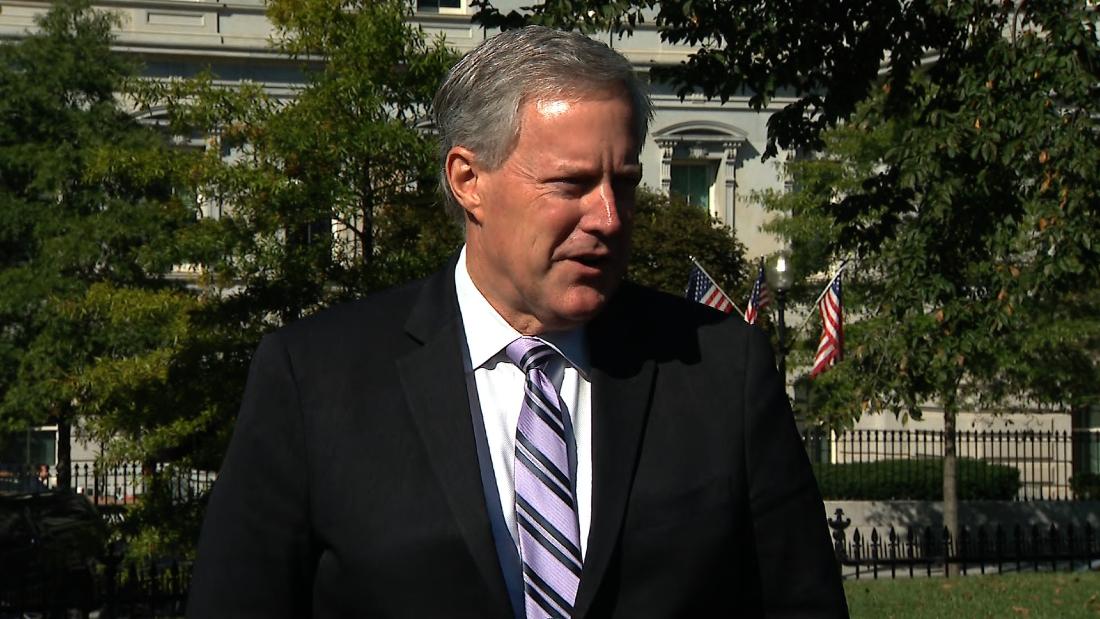 WH chief defends briefing without mask 1