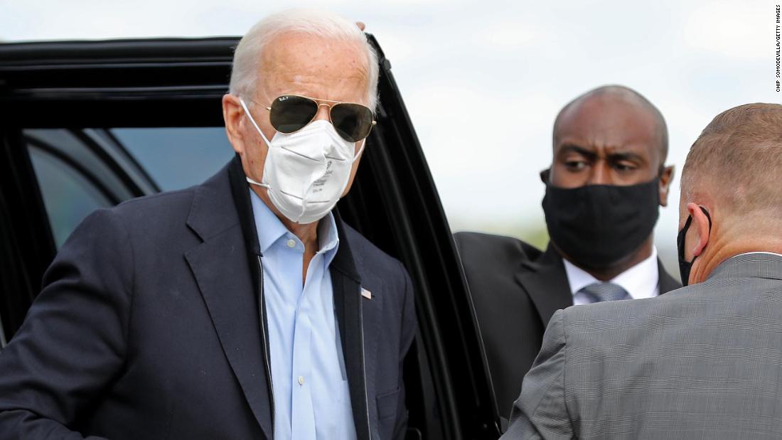 Trump campaign adviser claims Biden's mask is a 'prop' as
President hospitalized with Covid-19 1
