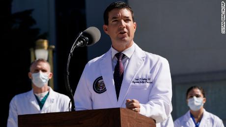 Trump's doctor walks backs comments on timing of President's
Covid-19 diagnosis and treatment 1