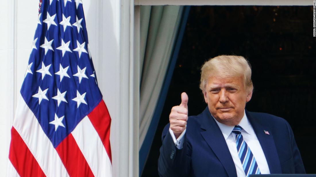 Fact check: Five false claims Trump made in his first speech
since getting Covid-19 1