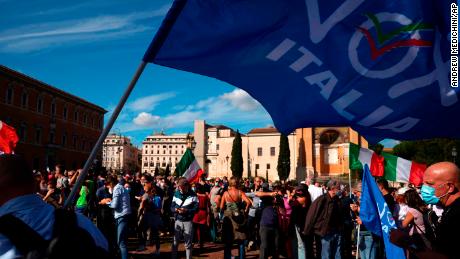 Strict rules loom across Europe as second wave of Covid-19
intensifies 1