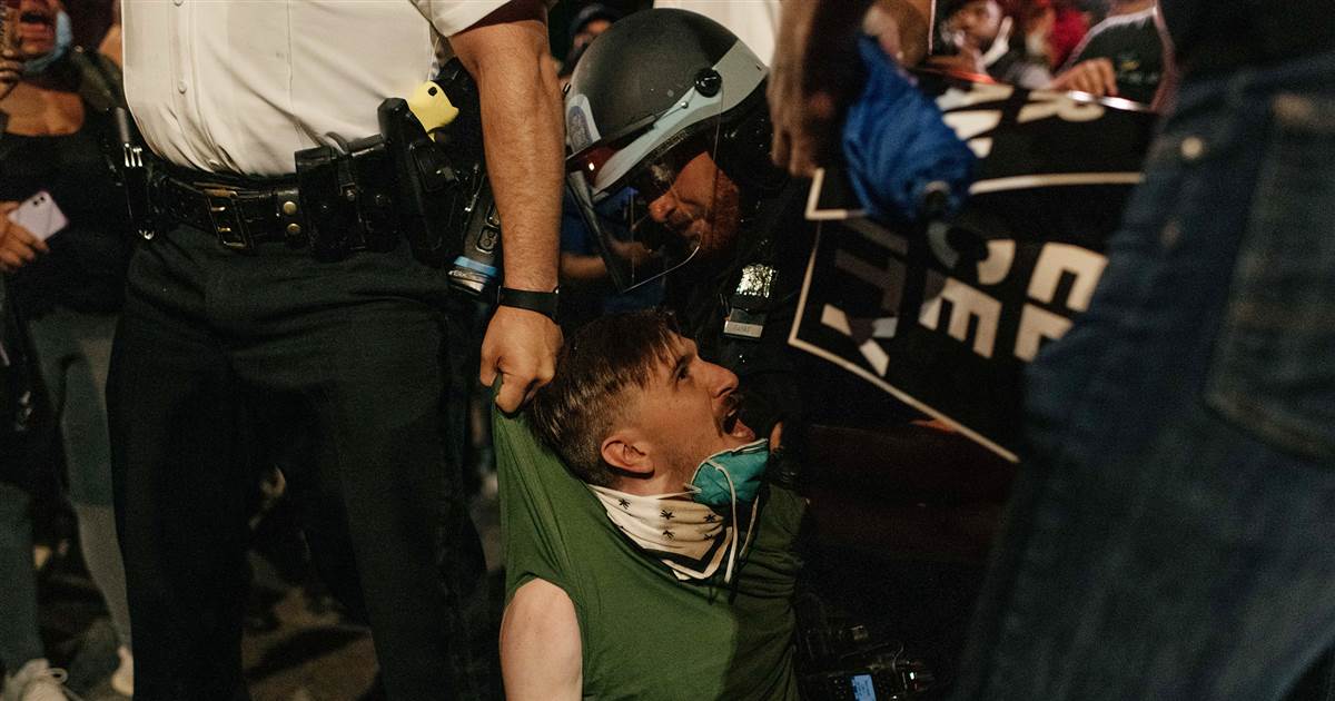NYPD sued over 'brutal response' to George Floyd
protesters 1