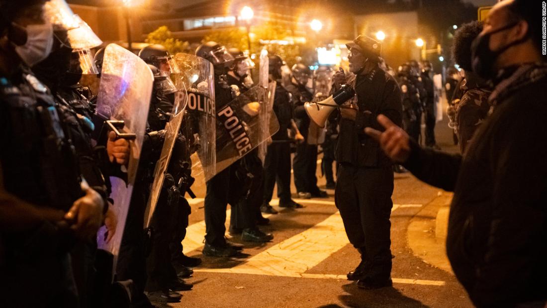 Protesters demand DC police release video in the death of
20-year-old man riding a moped 1