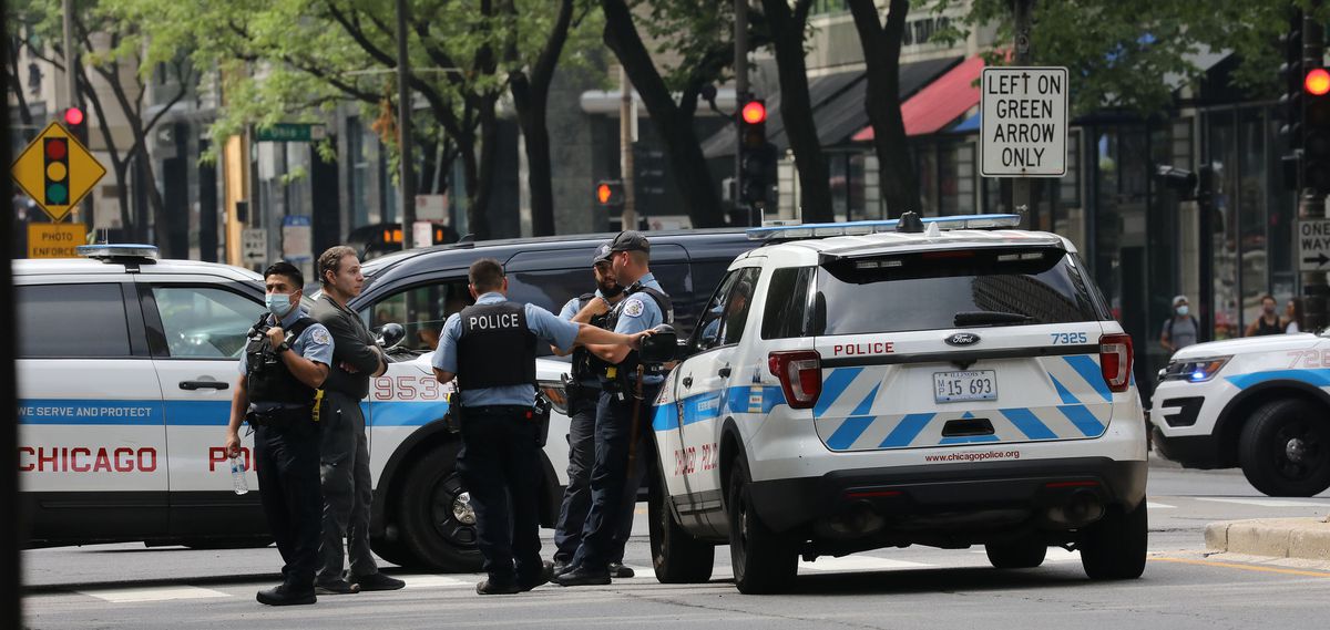 Chicago Mayor Lori Lightfoot unveils security plan for
election-related civil unrest, urges peaceful protests 1 Chicago Mayor Lori Lightfoot unveils security plan for
election-related civil unrest, urges peaceful protests 1