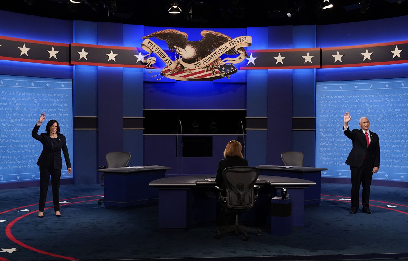 'Mr. Vice President, I’m speaking’: Harris, Pence spar on
coronavirus in VP debate opening 1 'Mr. Vice President, I’m speaking’: Harris, Pence spar on
coronavirus in VP debate opening 1