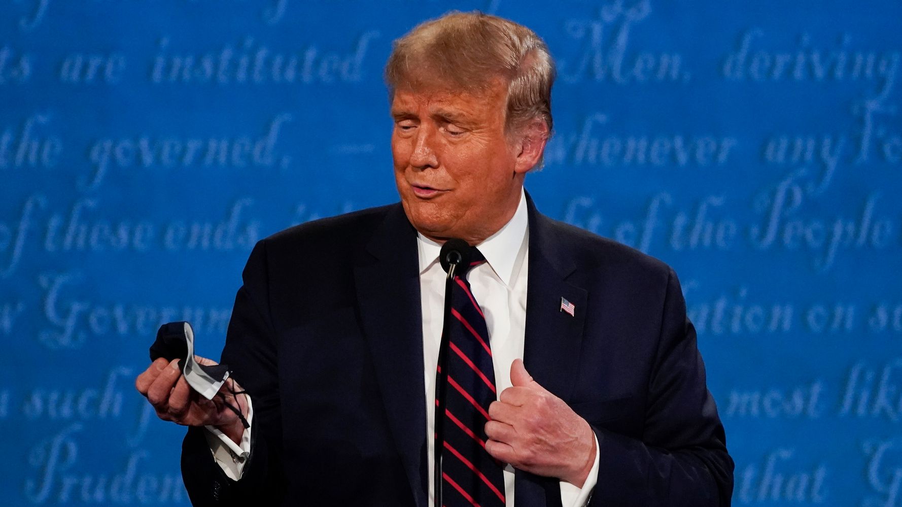 Trump Railed Against Masks At Debate Days Before Testing
Positive For COVID-19 1