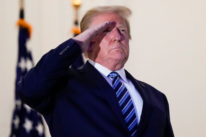 Trump Says He Feels Great Despite COVID-19. If Only We Could
Believe Him. 1