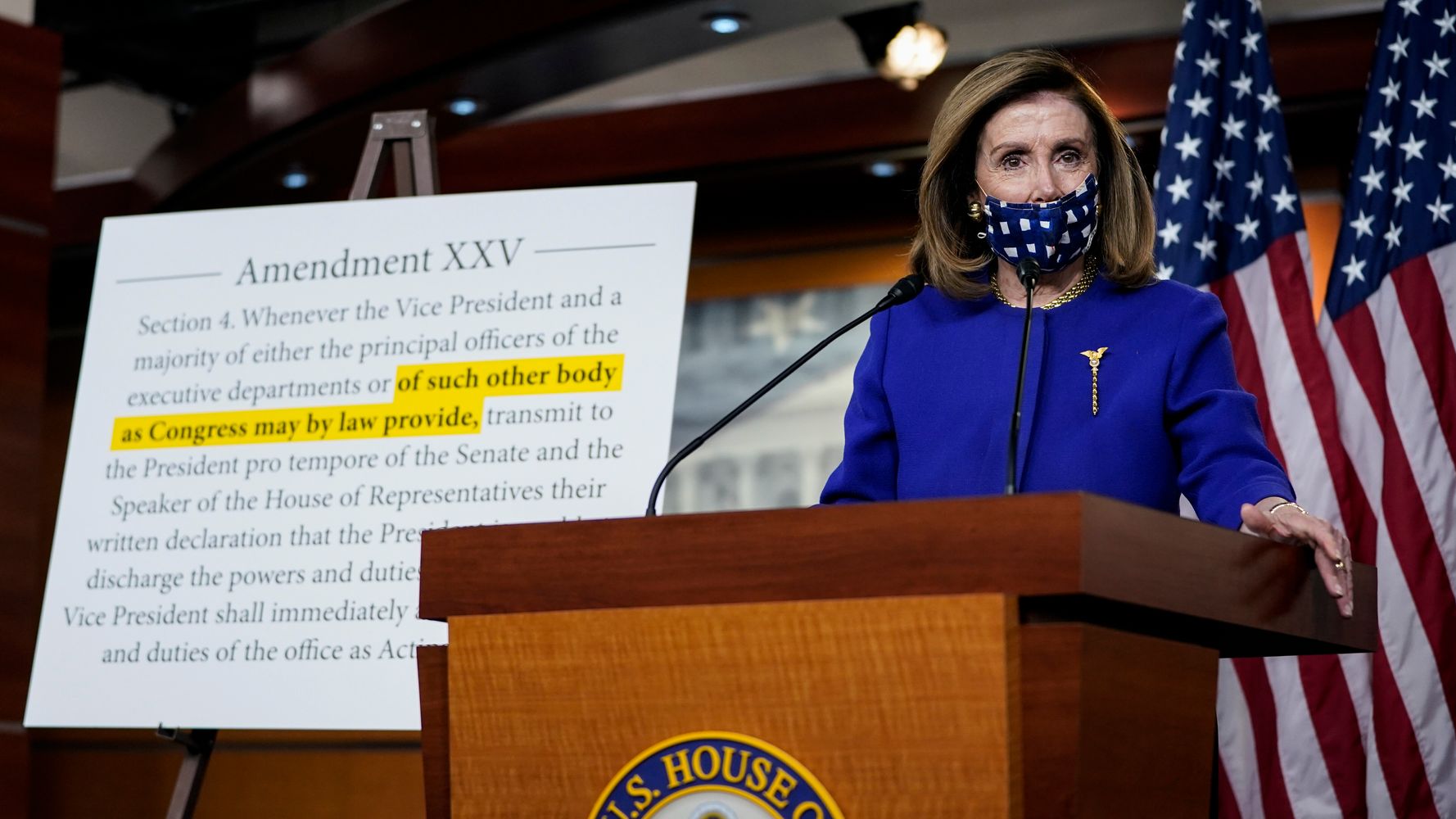 Pelosi Unveils 25th Amendment Bill To Clarify How To Remove
Presidents From Office 1