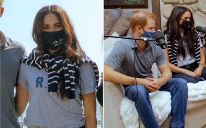 Meghan Markle Pays Tribute To Ruth Bader Ginsburg With ‘RBG’
Shirt, Meaningful Mask 1