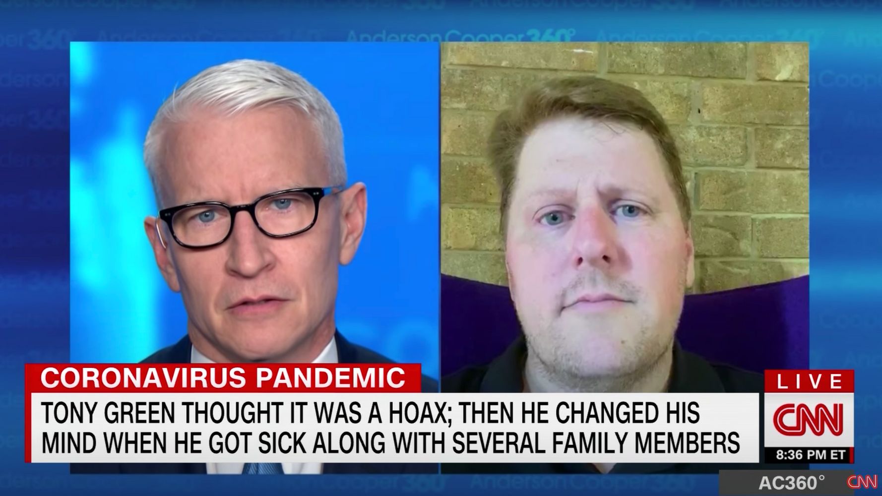Man Who Dismissed COVID-19 Tells Of His Guilt After 14
Relatives Got Sick 1