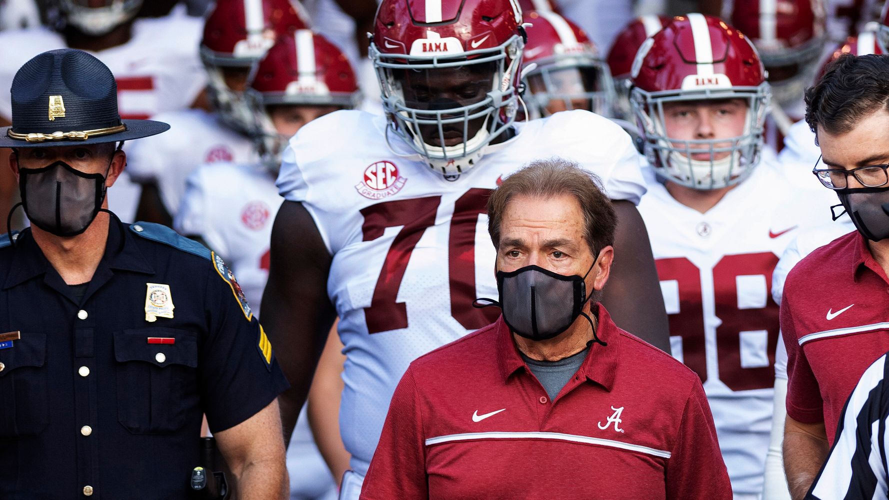 Alabama Football Coach Nick Saban Tests Positive For
COVID-19 1