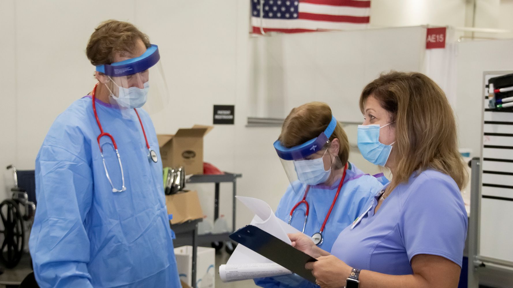 U.S. Reaches 8 Million Coronavirus Cases As Flu Season
Begins 1