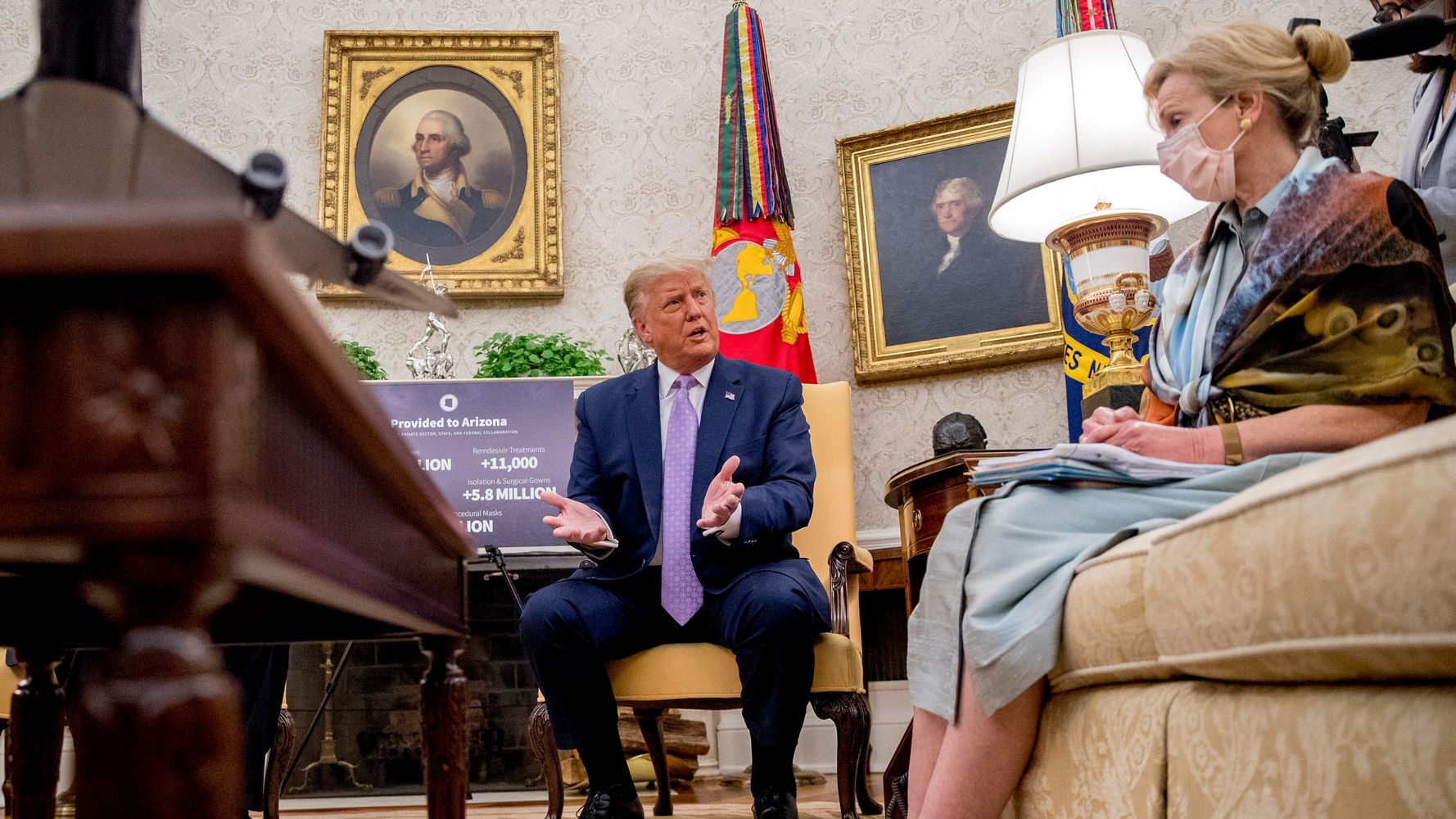 LATEST UPDATES: Report Claims Infighting, Exhaustion
Deadlocking Trump’s COVID-19 Task Force 1