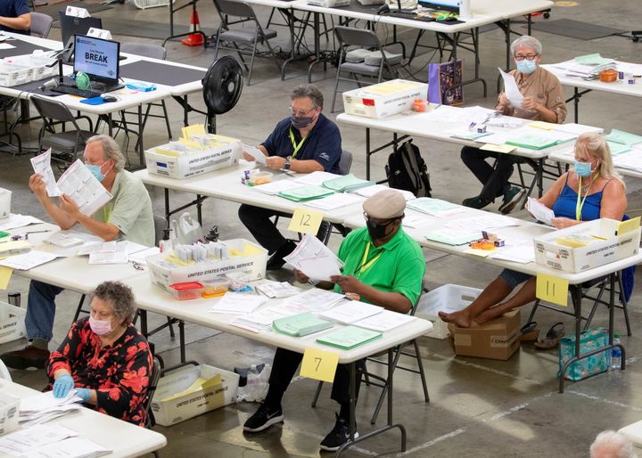 Early Data Shows Mail-In Ballots Are Moving Quickly Through
Post Office 1