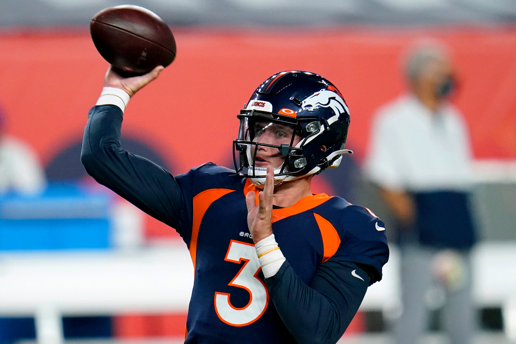 Broncos QB Drew Lock “50/50” to return from shoulder injury
for Week 5 road game against Patriots 1