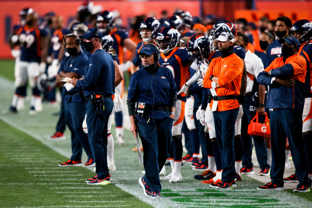 Vic Fangio offers no gripes about postponement of
Broncos-Patriots: “It’s on us to be able to adjust, adapt,
improvise.” 1