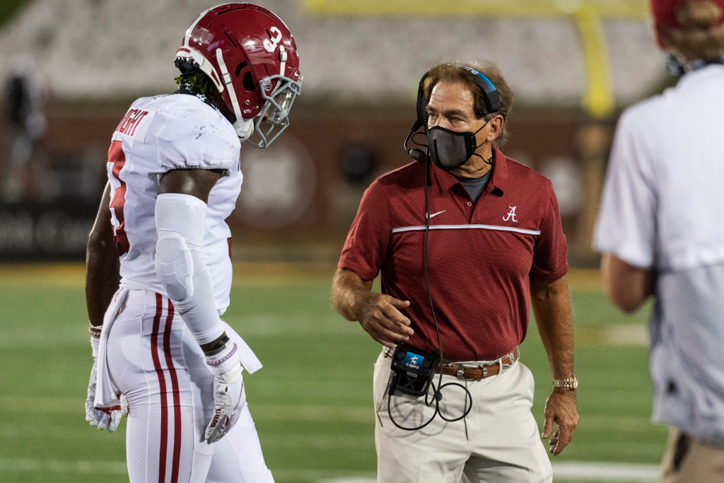 Nick Saban, Alabama AD Greg Byrne test positive for
COVID-19 1