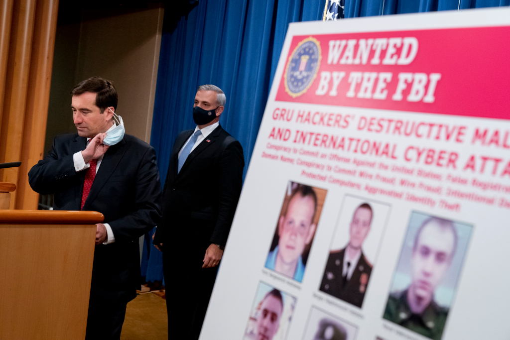 6 Russian military officers charged in vast hacking
campaign 1