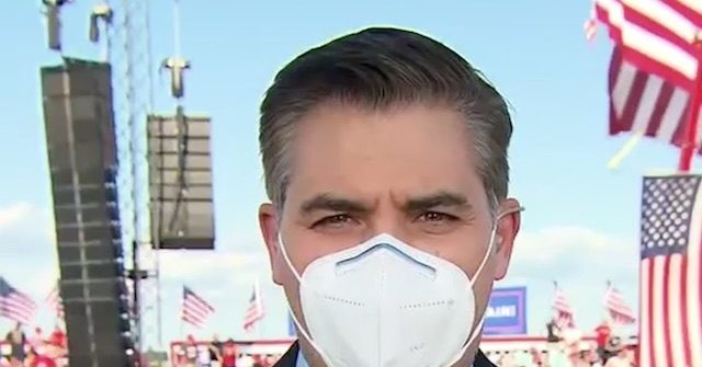 CNN's Acosta to Trump Rally Goers Chanting CNN Sucks: 'What
Also Sucks -- Getting the Coronavirus' 1