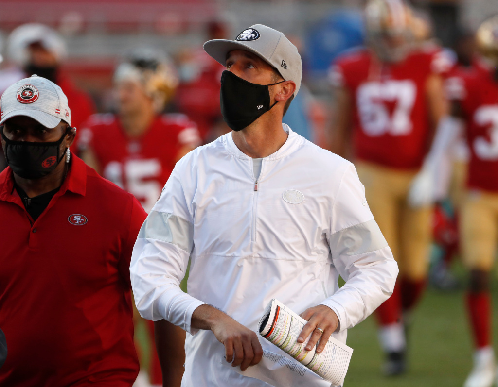 Kyle Shanahan responds to Patriots’ COVID-19 positives
tests: ‘Don’t freak out about it’ 1