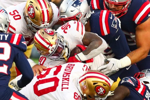 49ers report card: Kyle Shanahan’s hot hand fuels dominant
win over Patriots 1