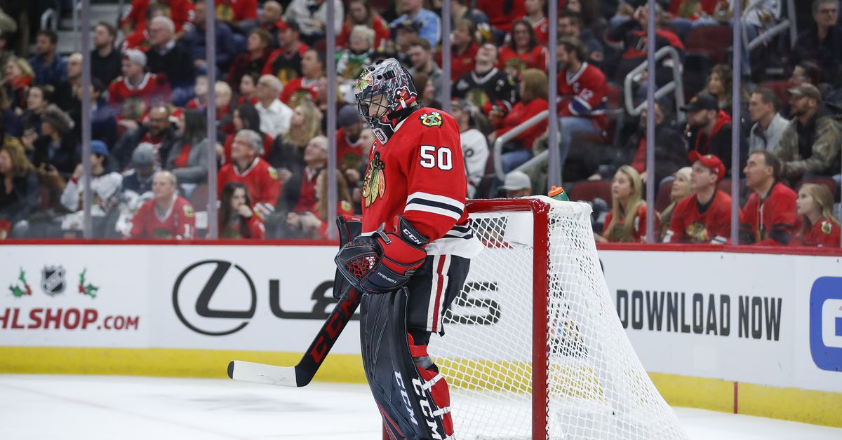 Corey Crawford’s whirlwind 2020, from coronavirus to the
bubble, ends in New Jersey 1