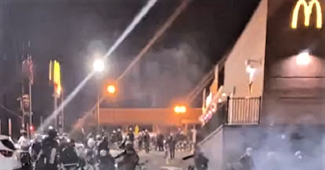 WATCH: DC Cops Injured by Protester's Fireworks 1