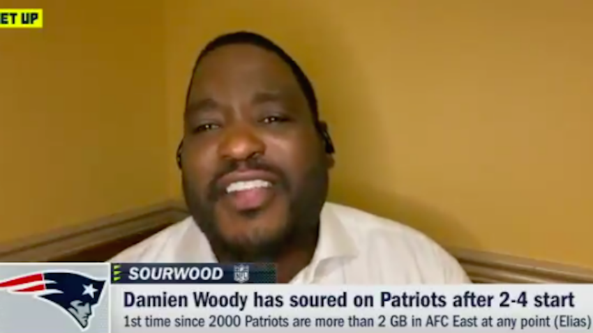 Damien Woody said what he's seeing from the Patriots is
'pure disgusting' 1