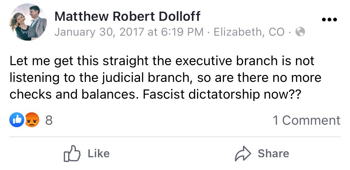 Leftie Matthew Doloff Charged With First Degree Murder in
Shooting of Patriot Prayer Demonstrator in Denver 1