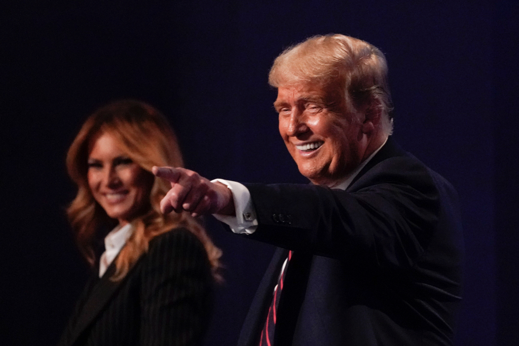 Trump says he and first lady tested positive for
coronavirus 1