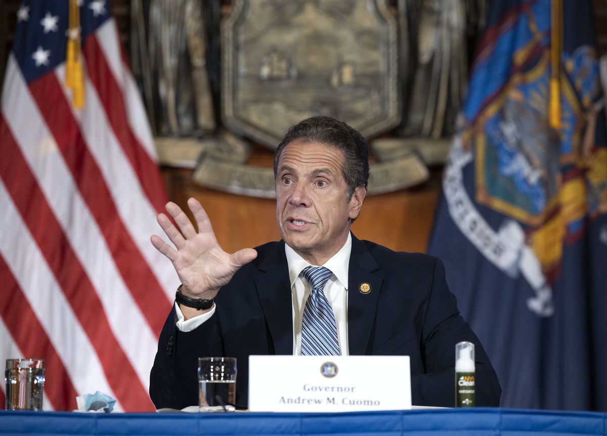 ’Wear a mask, that’s the law’: Cuomo demands coronavirus
enforcement as unrest grows in Brooklyn 1 ’Wear a mask, that’s the law’: Cuomo demands coronavirus
enforcement as unrest grows in Brooklyn 1
