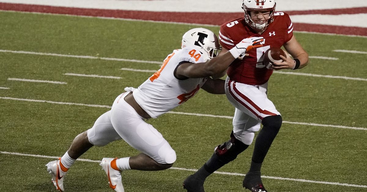 Badgers exact revenge on Illini with season-opening
throttling 1 Badgers exact revenge on Illini with season-opening
throttling 1