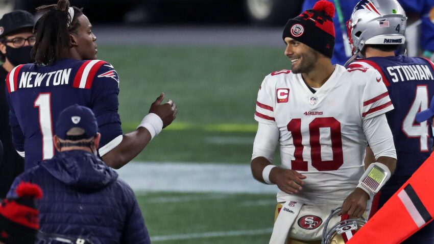 Jimmy Garoppolo shines in return as 49ers crush
Patriots 1