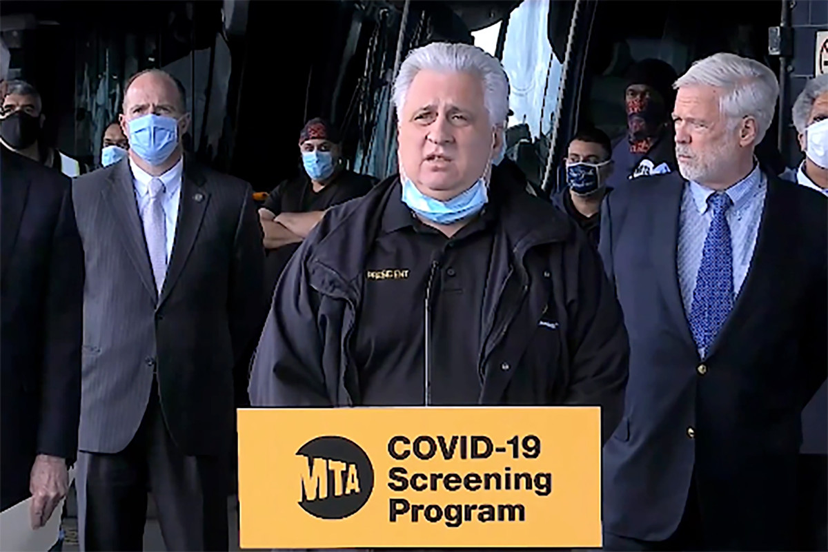 MTA to start COVID-19 testing for thousands of workers per
week 1