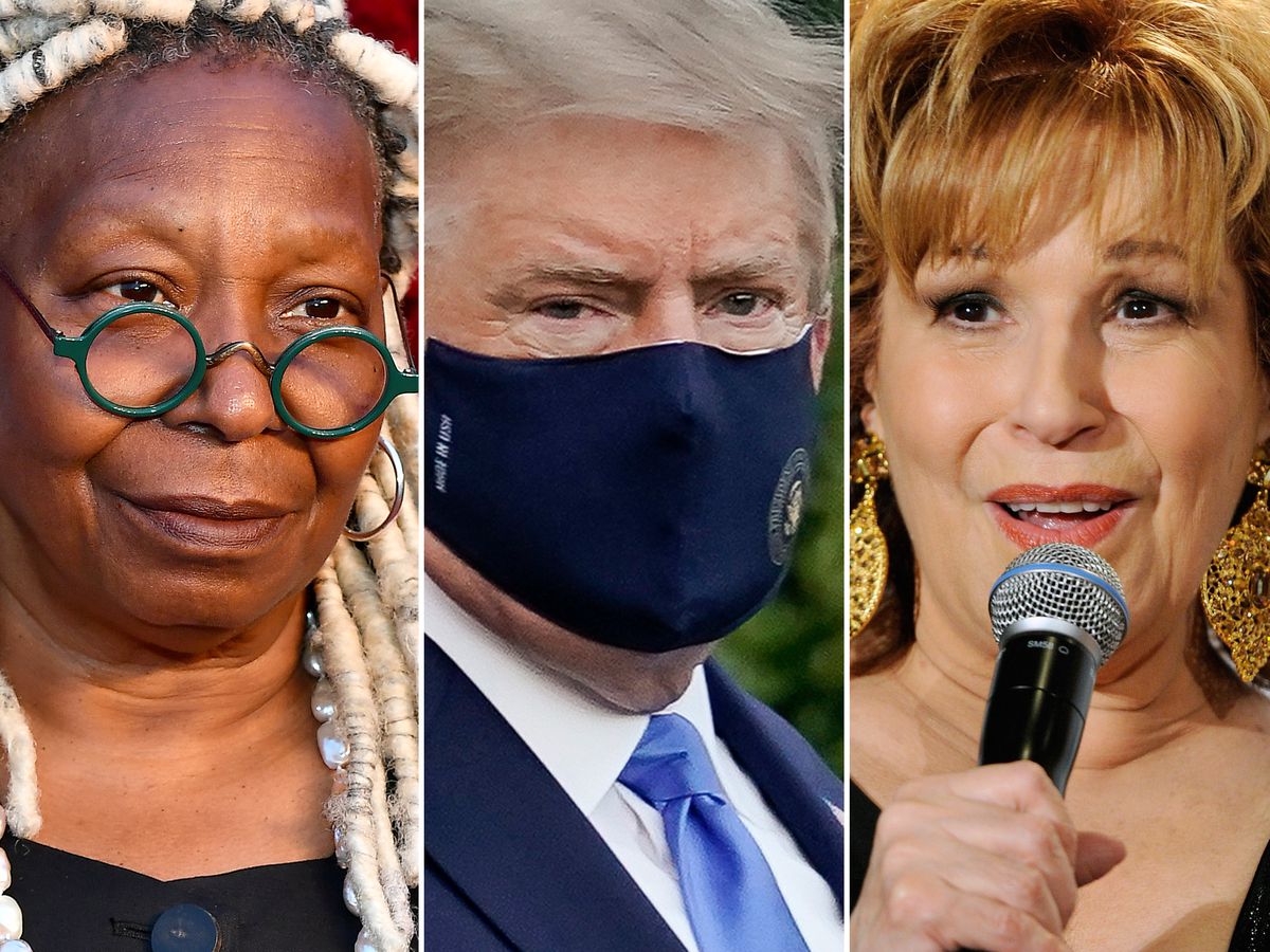 Whoopi Goldberg and Joy Behar believe Trump is lying about
COVID-19 diagnosis 1 Whoopi Goldberg and Joy Behar believe Trump is lying about
COVID-19 diagnosis 1