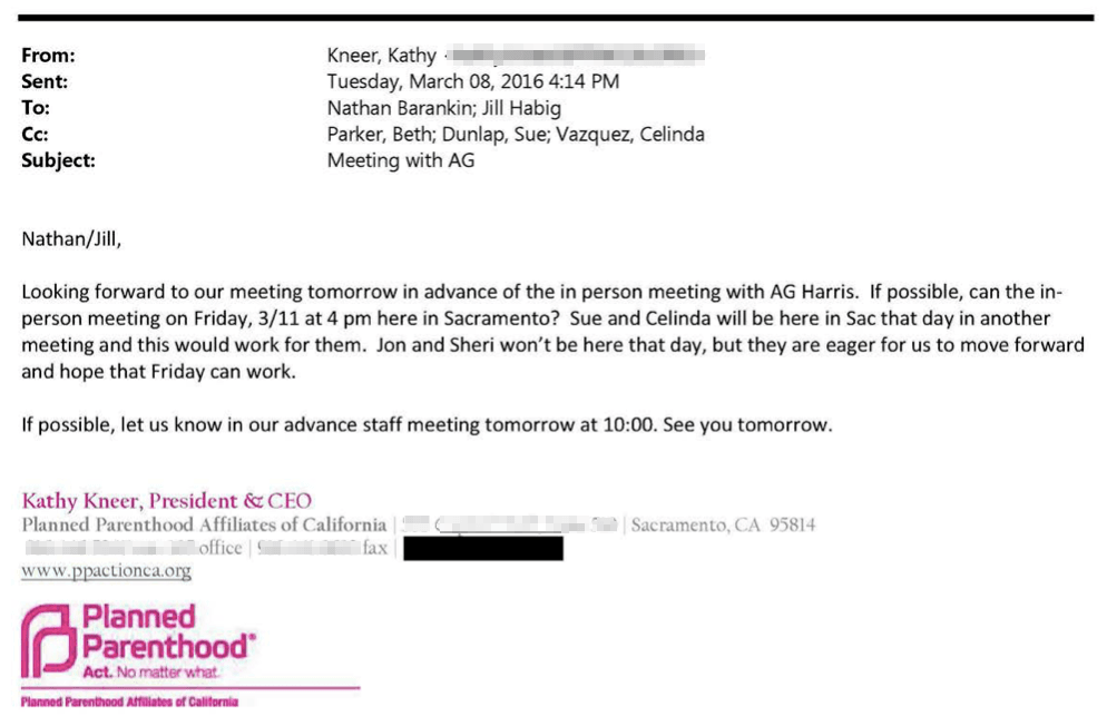 Journalist Who Exposed Planned Parenthood: Kamala Harris
Weaponized Her Office to Punish Me on Behalf of Her Donors 1