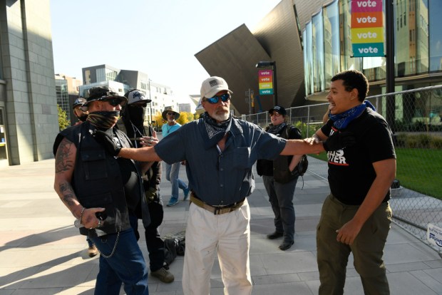 PHOTOS: A frame by frame account of the Denver protest
shooting 1