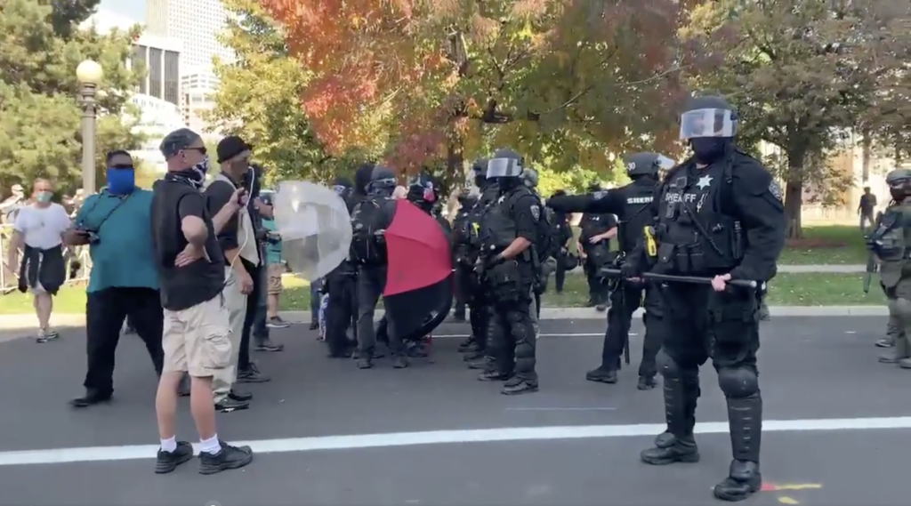 One Dead After Leftist BLM-Antifa Groups Clash With Patriot
Rally In Denver 1