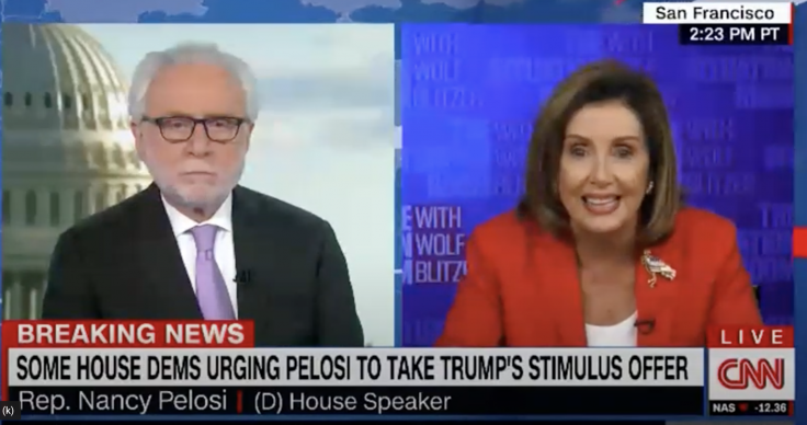 Pelosi Loses It During CNN Interview on Coronavirus
Relief 1