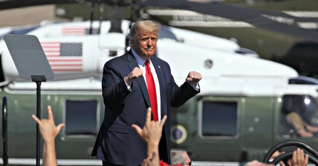 Supporters Chant 'Superman' as Donald Trump Recalls Fight
with Coronavirus 1