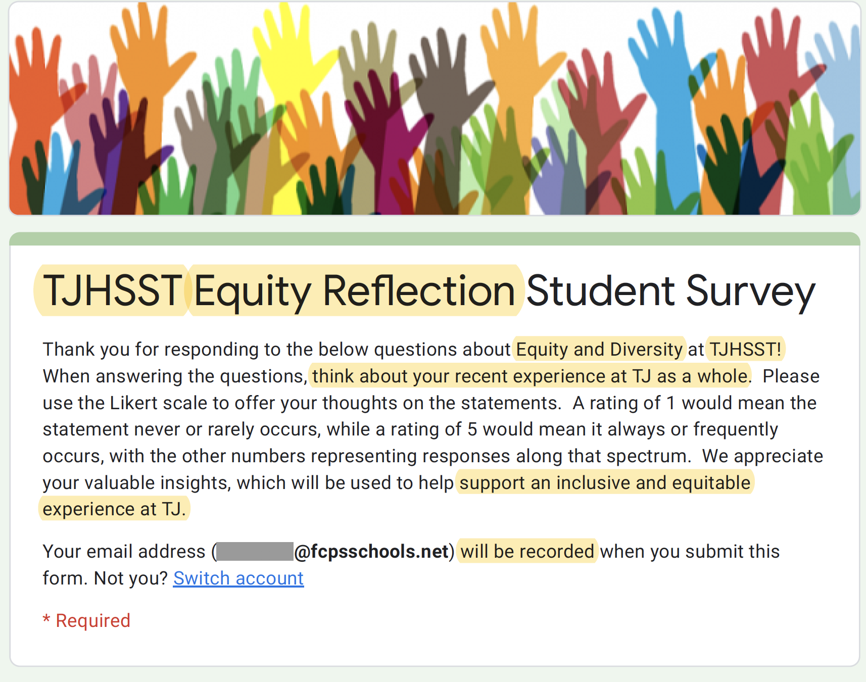 Critical Race Theory Permeates New Student Survey In Fairfax
Public Schools 1