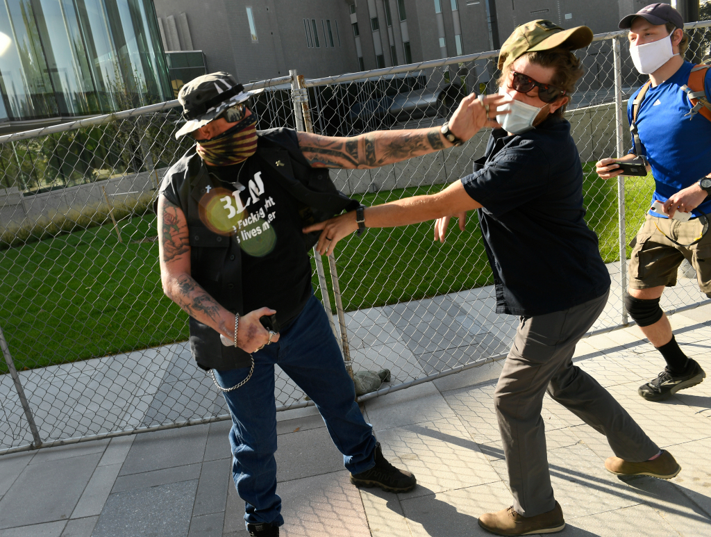 What does Colorado law say about Denver protest shooting
suspect’s self-defense claim? 1