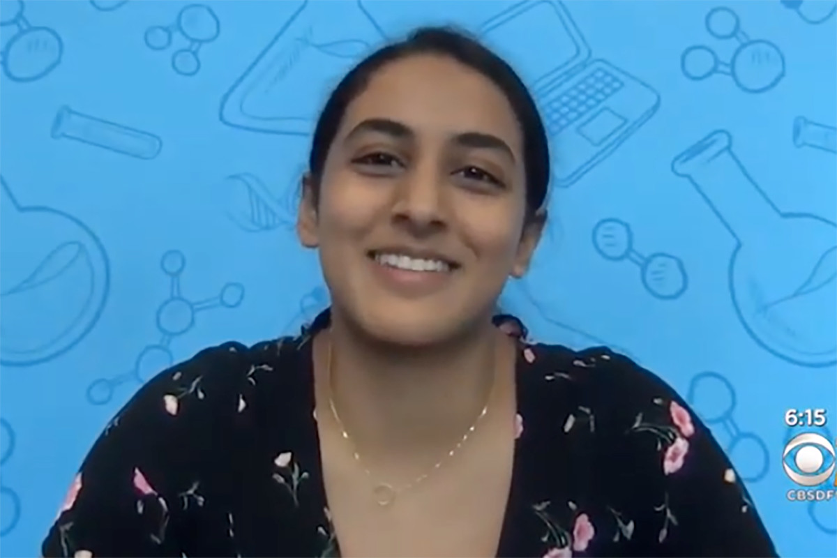 Texas phenom girl wins $25K for developing potential
COVID-19 treatment 1