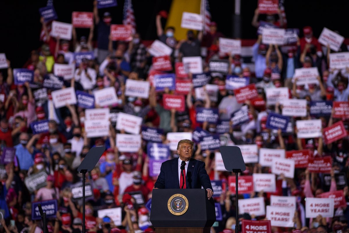 2 attendees at Trump rally in North Carolina test positive
for coronavirus 1
