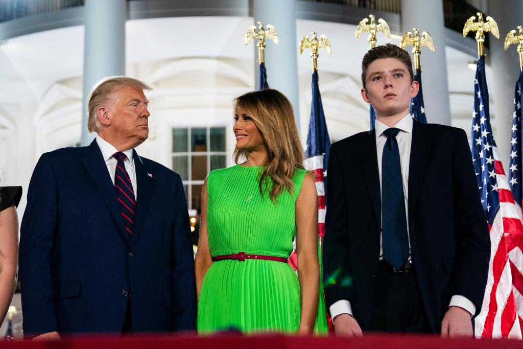 Barron Trump positive for COVID-19, no symptoms, Melania
Trump says 1